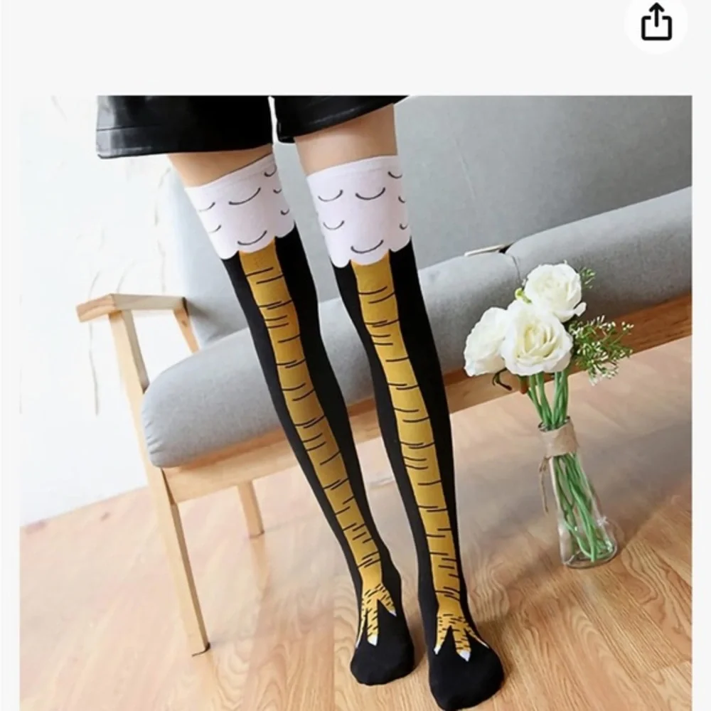 FUN CHICKEN legs/feet socks!Great for your next gathering- I have LOTS(8+) pairs